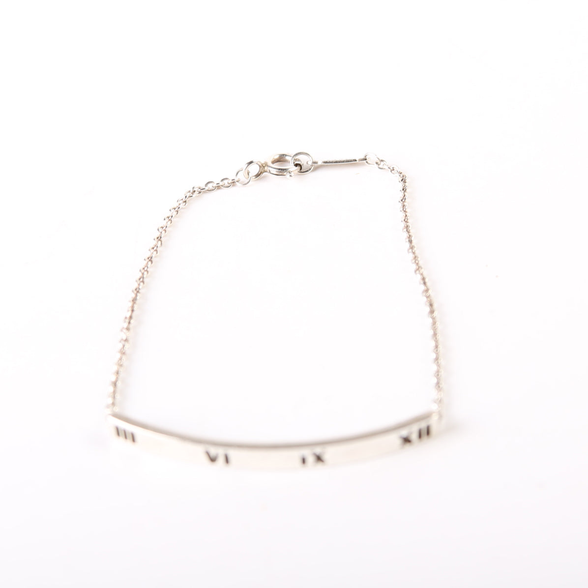 Atlas Bar Charm Bracelet 925