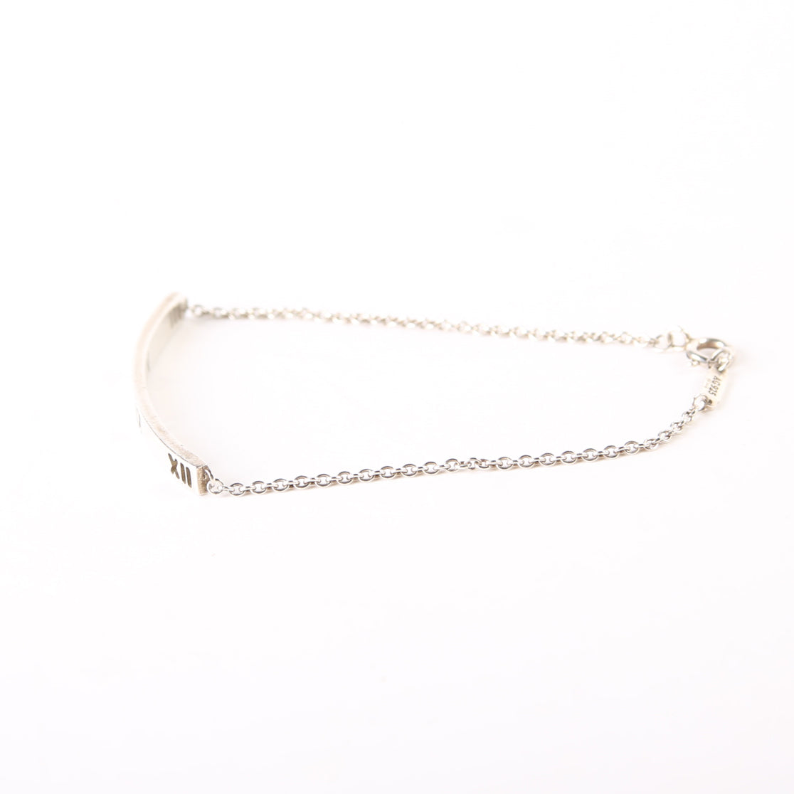 Atlas Bar Charm Bracelet 925