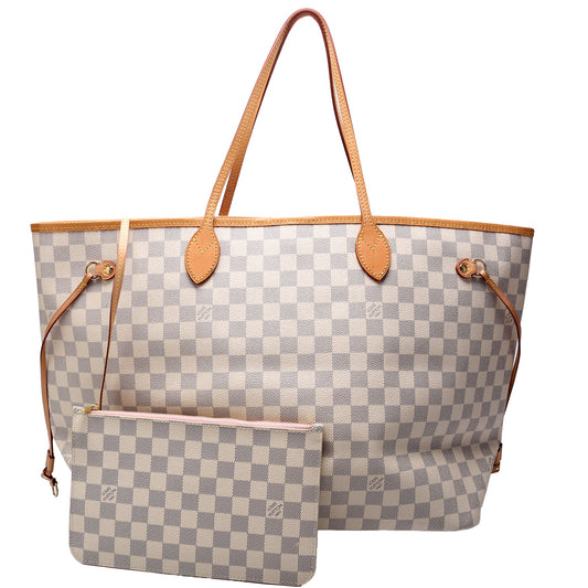 Neverfull with Wallet GM Damier Azur