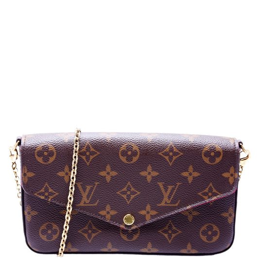 Pochette Felicie Monogram Berry